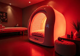 Using red light therapy at home in the evening